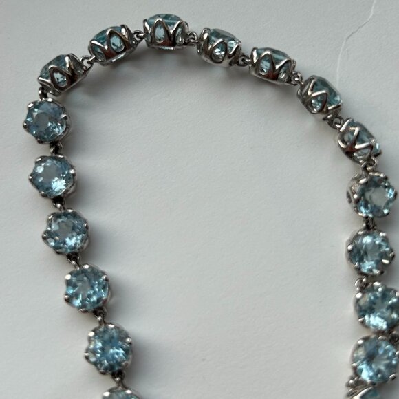 Blue Nile Sky Blue Topaz Bracelet in Sterling Silver - Picture 9 of 11